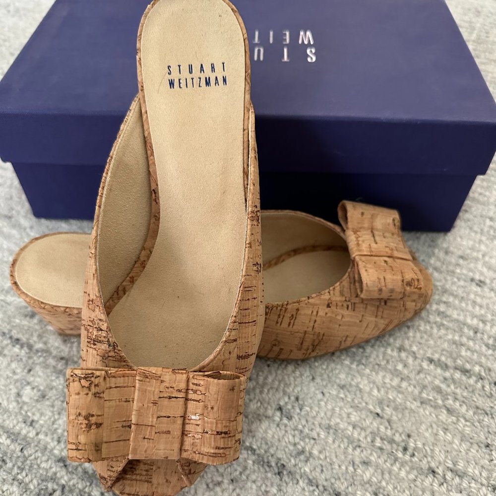 stuart weitzman fur slides